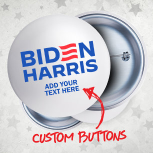 Macaron Rond 2,50 Cm Créez votre propre Biden Harris 2024