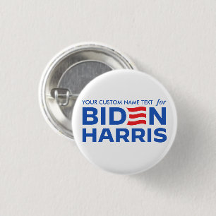 Macaron Rond 2,50 Cm Créez votre propre campagne pour Biden Harris 2024