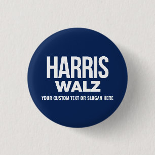 Macaron Rond 2,50 Cm Créez votre propre Harris Walz 2024