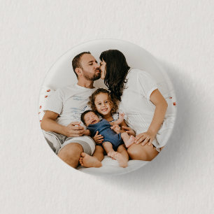 Macaron Rond 2,50 Cm Créez votre propre photo personnalisée de famille