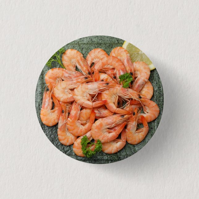Macaron Rond 2,50 Cm Crevettes (Devant)