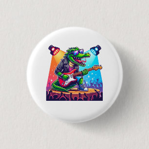 Macaron Rond 2,50 Cm Crocodile rockstar l'art cool