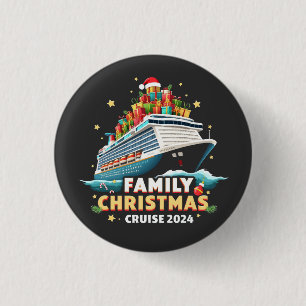 Macaron Rond 2,50 Cm Croisière de Noël en famille 2024 tenue de match