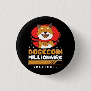 Macaron Rond 2,50 Cm Crypto DogeCoin Millionaire Chargement