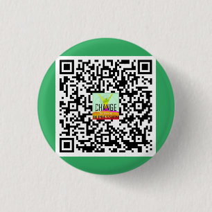 Macaron Rond 2,50 Cm CTFOD Volunteer QR Code Représenter_ Bouton