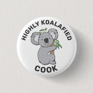 Macaron Rond 2,50 Cm Cuisinier qualifié Koala hautement qualifié