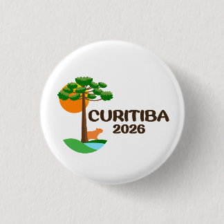 Macaron Rond 2,50 Cm Curitiba Brazil 2026 International Convention Pin