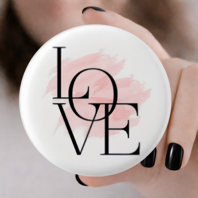 Macaron Rond 2,50 Cm Cute Love Charming Pin Button (Créateur téléchargé)
