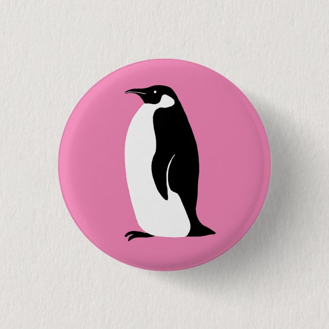Macaron Rond 2,50 Cm Cute Penguin (Devant)