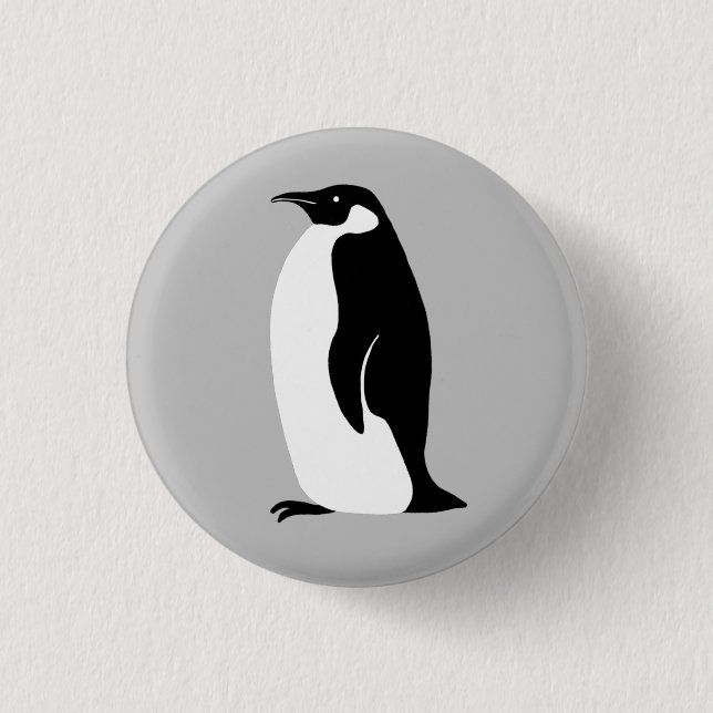 Macaron Rond 2,50 Cm Cute Penguin (Devant)