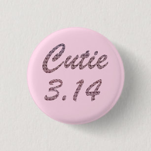 Macaron Rond 2,50 Cm Cutie 3,14 Pi Jour Rose