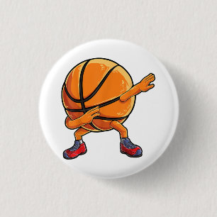 Macaron Rond 2,50 Cm Dabbing Basketball Ball Funny Boys Hommes Femmes S