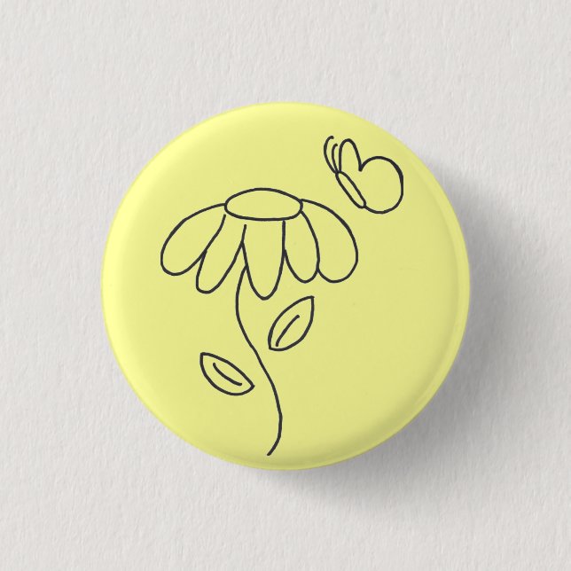 Macaron Rond 2,50 Cm Daisy (Devant)