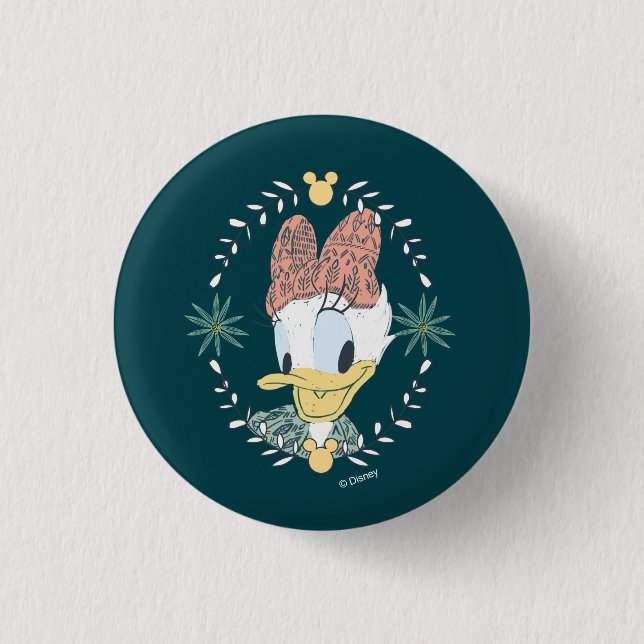 Macaron Rond 2,50 Cm Daisy Duck | Vous Me Faites errer (Devant)