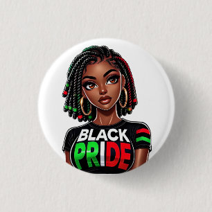 Macaron Rond 2,50 Cm Dame de Black Pride
