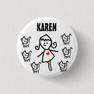 Macaron Rond 2,50 Cm Dame de Chat Certifiée