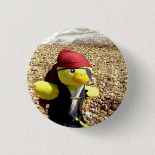 Macaron Rond 2,50 Cm Danny Duck le Pirate 