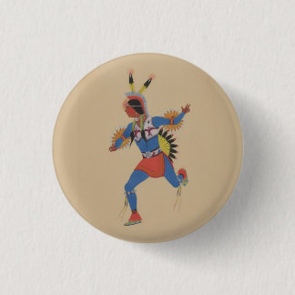 Macaron Rond 2,50 Cm Danse de guerre (ou Le coureur)