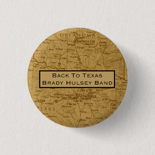 Macaron Rond 2,50 Cm De nouveau au bouton du Texas