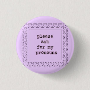 Macaron Rond 2,50 Cm demandez svp mes pronoms