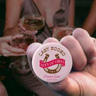 Macaron Rond 2,50 Cm Desert Cowgirl Dernier Rodeo Bachelorette Party