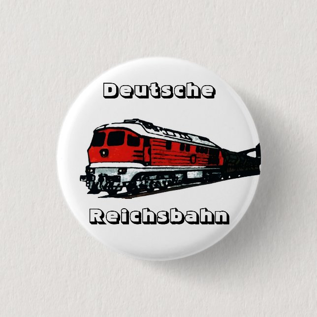 Macaron Rond 2,50 Cm Design du Reichsbahn (Devant)