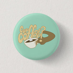 Macaron Rond 2,50 Cm Dessin "Coupe du café" avec de la tasse