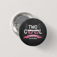 Deux filles Cool Chalkboard 2e anniversaire