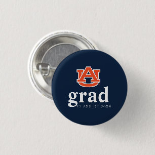 Macaron Rond 2,50 Cm Diplôme de l'Université d'Auburn - Auburn Tigers