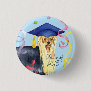 Macaron Rond 2,50 Cm Diplômé de Yorkie