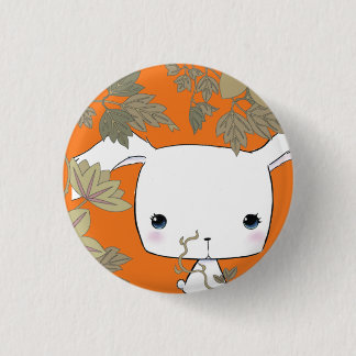 Macaron Rond 2,50 Cm Dissimulation de Bunneh pi (copie orange de washi