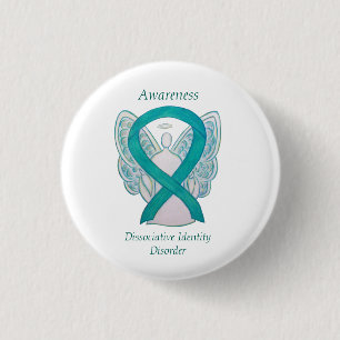 Macaron Rond 2,50 Cm Dissociation Identité Trouble Sensibilisation Ange