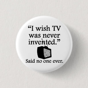 Macaron Rond 2,50 Cm Dit personne jamais : Je souhaite que la TV n'ait