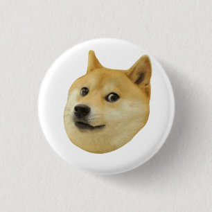 Macaron Rond 2,50 Cm Doge très wow beaucoup de chien un tel Shiba Shibe