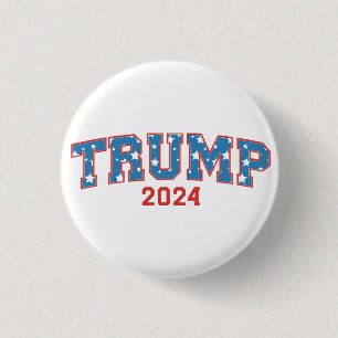 Macaron Rond 2,50 Cm Donald Trump - Trump 2024 Garder l'Amérique grande