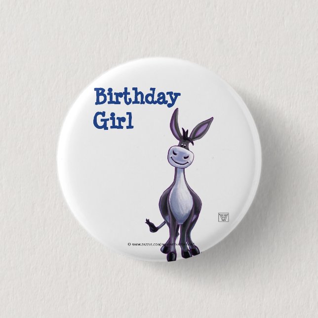 Macaron Rond 2,50 Cm Donkey Party Centre (Devant)