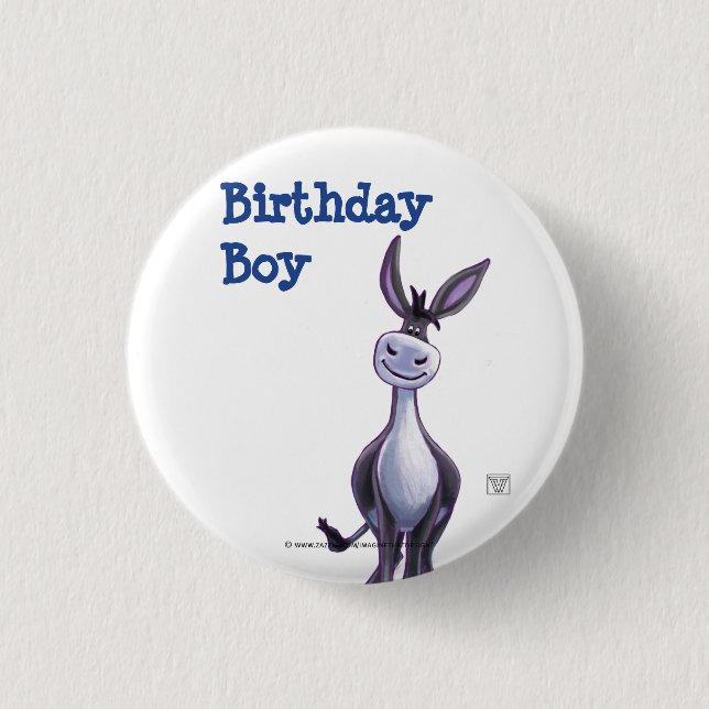 Macaron Rond 2,50 Cm Donkey Party Centre (Devant)