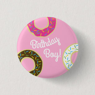 Macaron Rond 2,50 Cm Donut Kid's Birthday Party mite