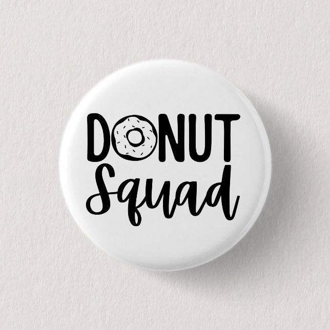 Macaron Rond 2,50 Cm Donut Squad (Devant)