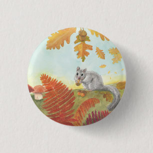 Macaron Rond 2,50 Cm Dortoir européen de graisses (Glis glis) dans la n