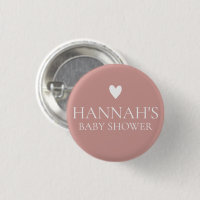 Douche pour bébé rose / Rose Dusty personnalisée