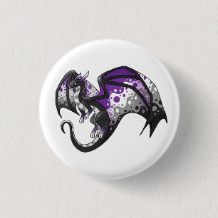 Macaron Rond 2,50 Cm Dragon de fierté sexuelle