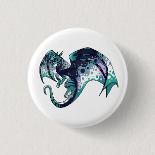 Macaron Rond 2,50 Cm Dragon de la Fierté AroAce