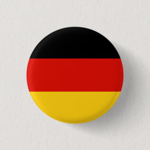 Macaron Rond 2,50 Cm Drapeau Allemagne tricolore