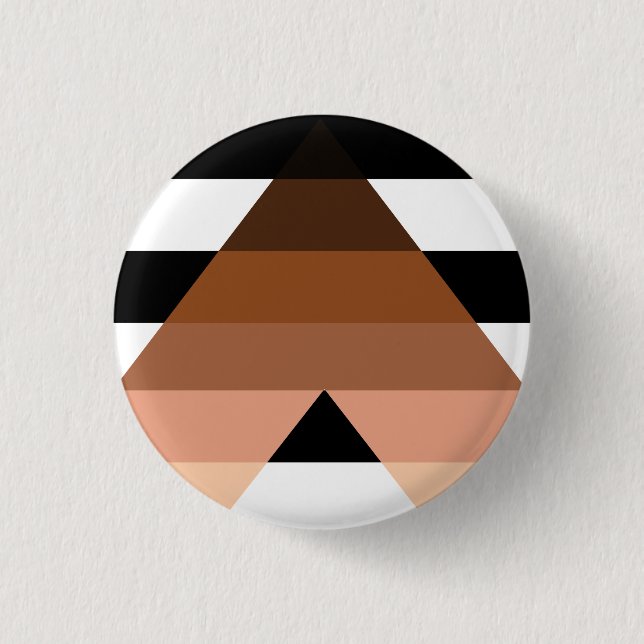 Macaron Rond 2,50 Cm Drapeau ally BIPOC (Devant)
