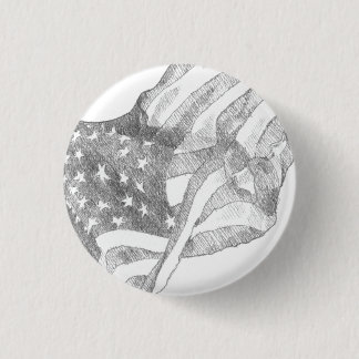 Macaron Rond 2,50 Cm Drapeau américain