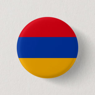 Macaron Rond 2,50 Cm Drapeau arménien, Drapeau arménien