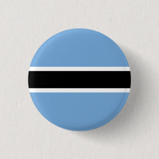 Macaron Rond 2,50 Cm Drapeau batswana, Drapeau du Botswana