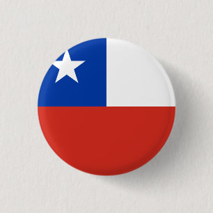 Macaron Rond 2,50 Cm Drapeau chilien