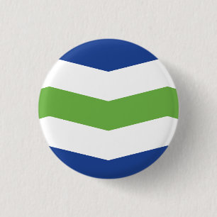 Macaron Rond 2,50 Cm Drapeau de Burlington, Vermont